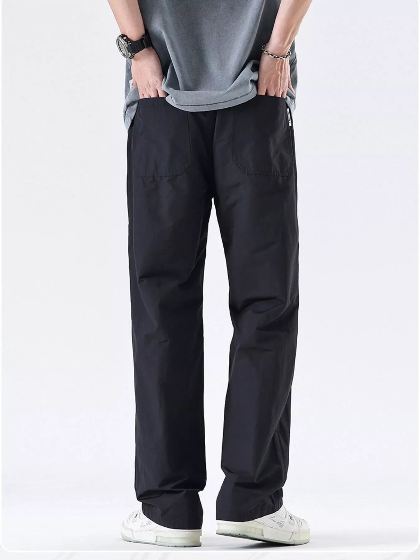 Men's Full Size Wide Leg Pants Plus Size