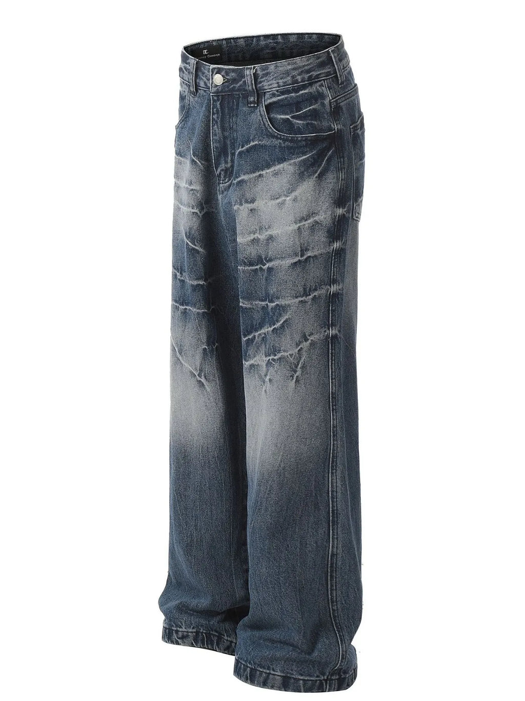Men's Loose Fit Vintage Wash Jeans