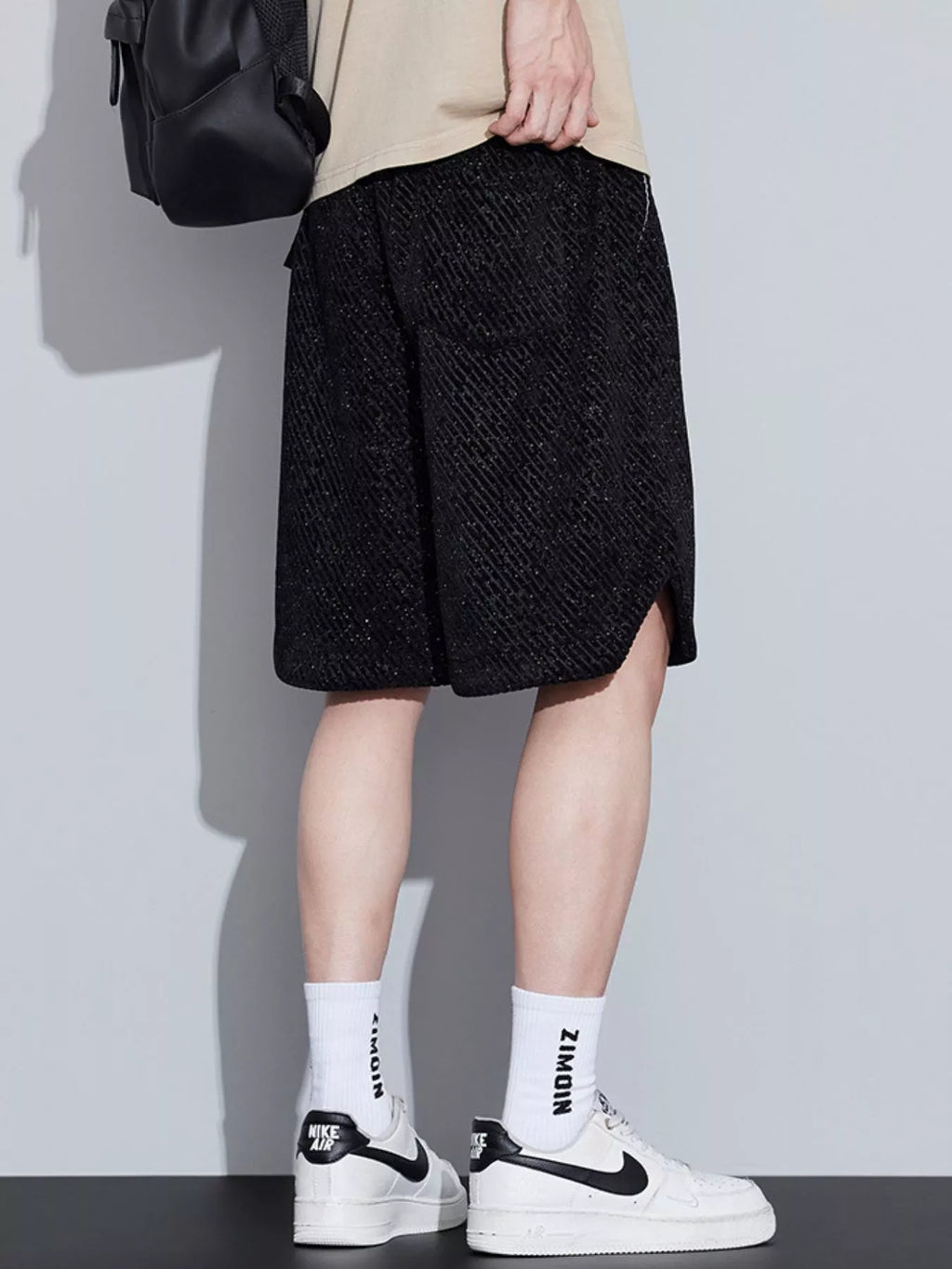 Men's Plus Size Drawstring Loose Fit Shorts