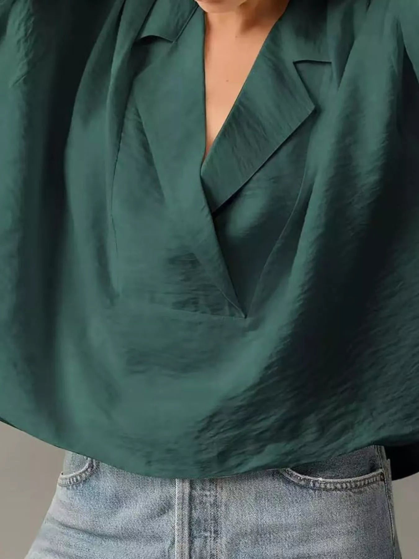 Relaxed Fit Half Sleeve Blouse