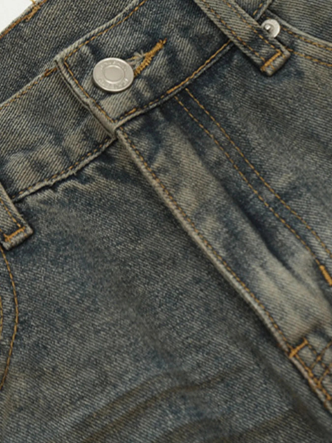 Men's Washed Loose Fit Jeans