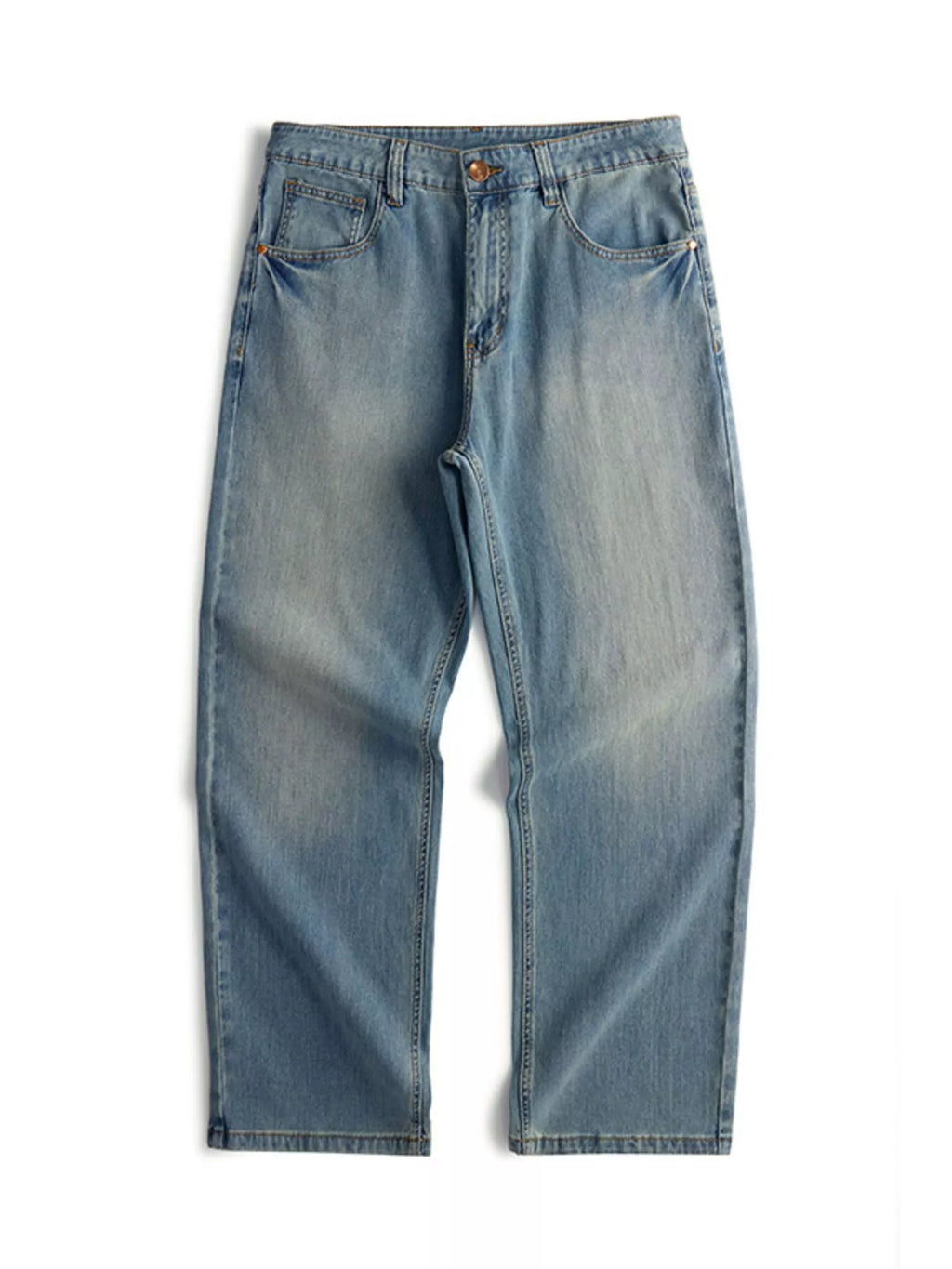 Men's Vintage Wash Loose Fit Jeans