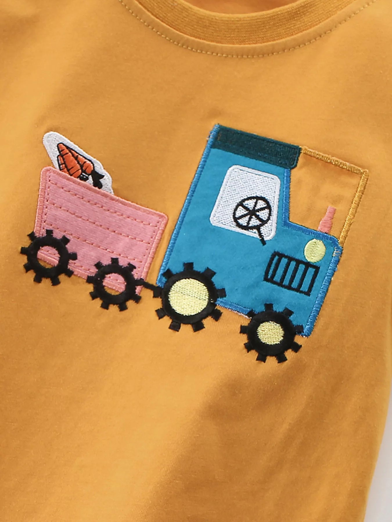 Children's Cute Cartoon Truck Graphic T-Shirt