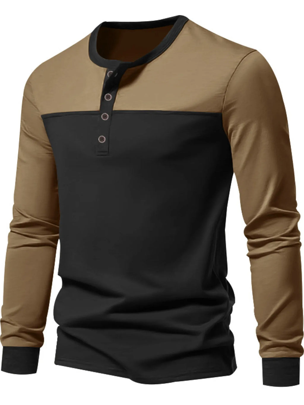 Men's Full Size Button Detail Short Sleeve Top Plus Size
