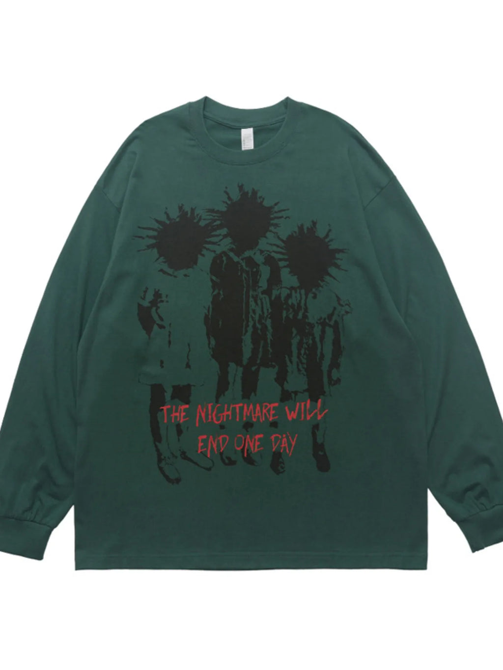 Men's Plus Size Graphic Long Sleeve T-Shirt
