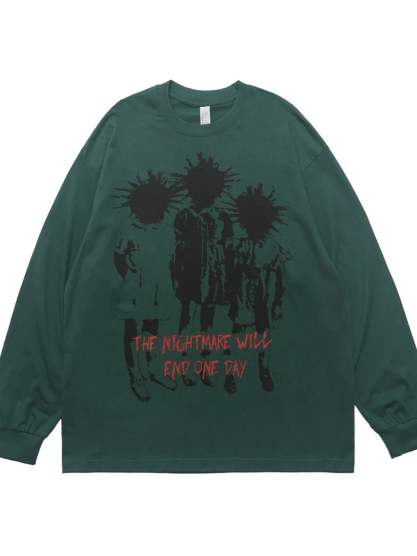 Men's Plus Size Graphic Long Sleeve T-Shirt
