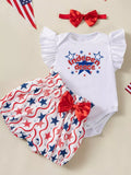 Children's Independence Day Outfit Set