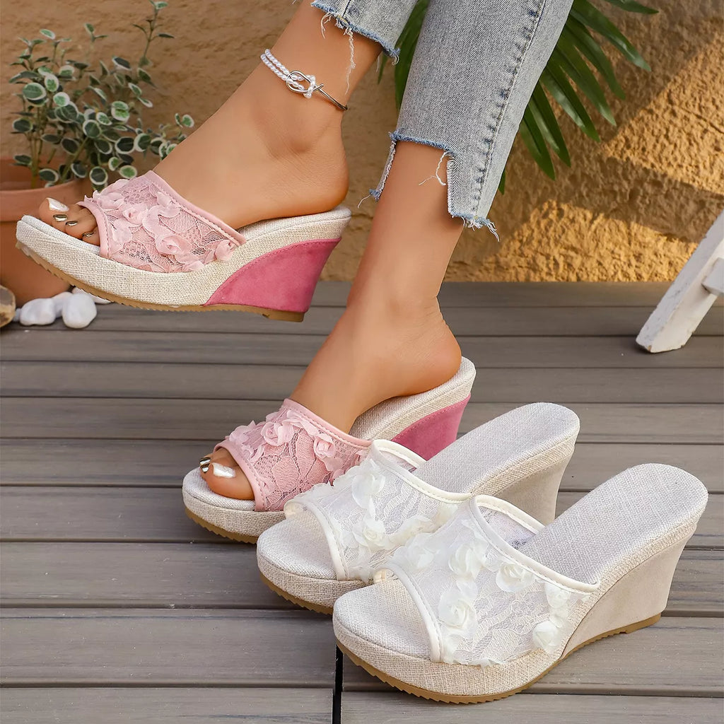 Open Toe Wedge Sandals