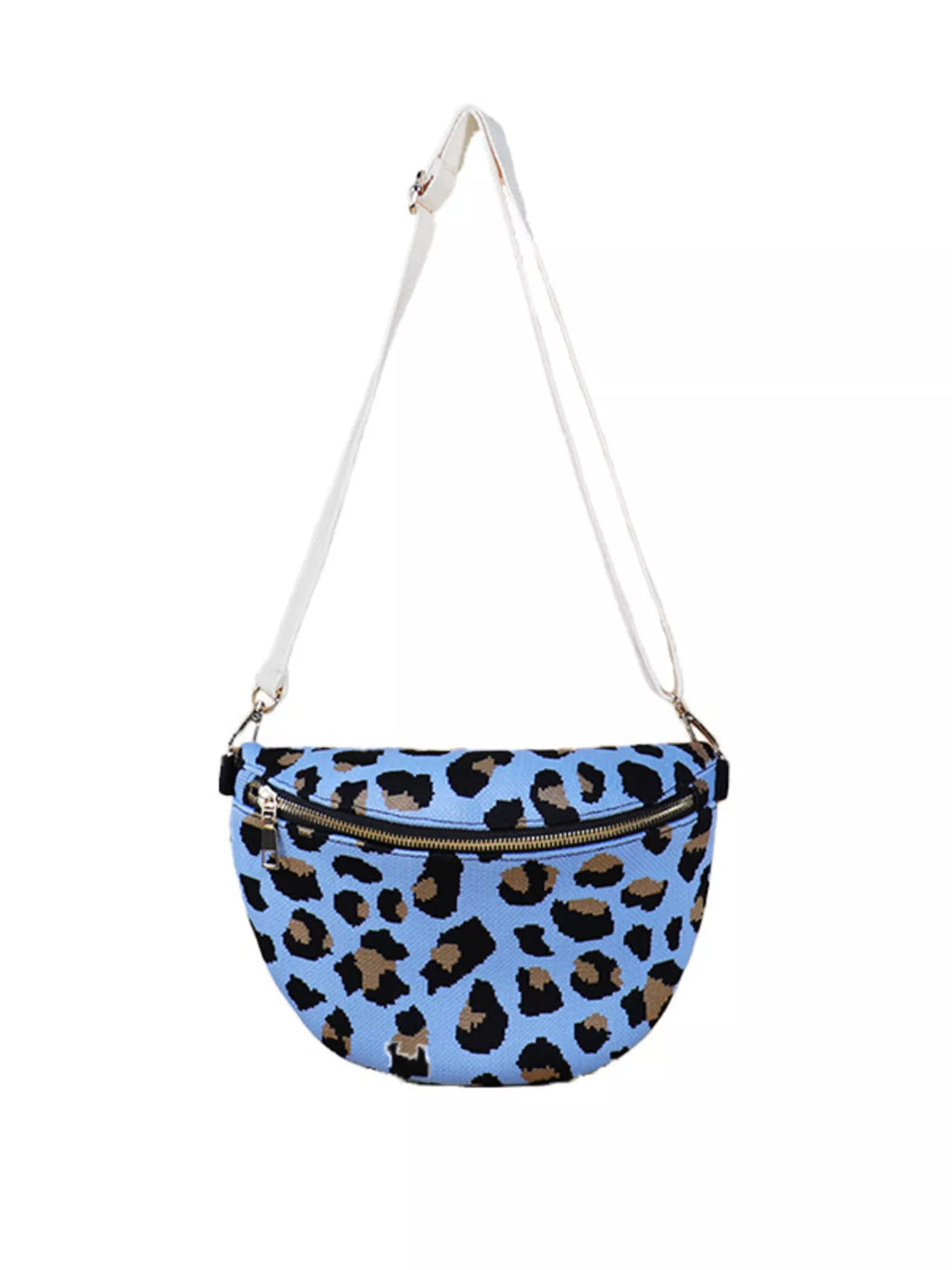 Leopard Print Crossbody Bag