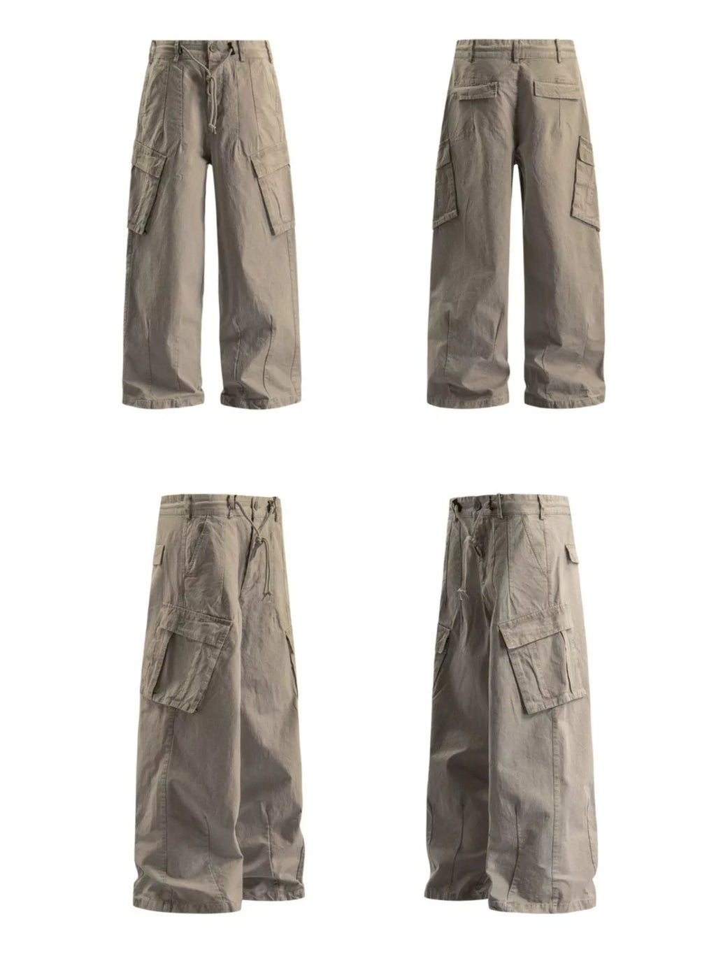 Men's Wide-Leg Cargo Pants