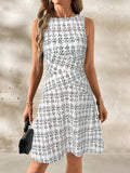 Round Neck Sleeveless Dress