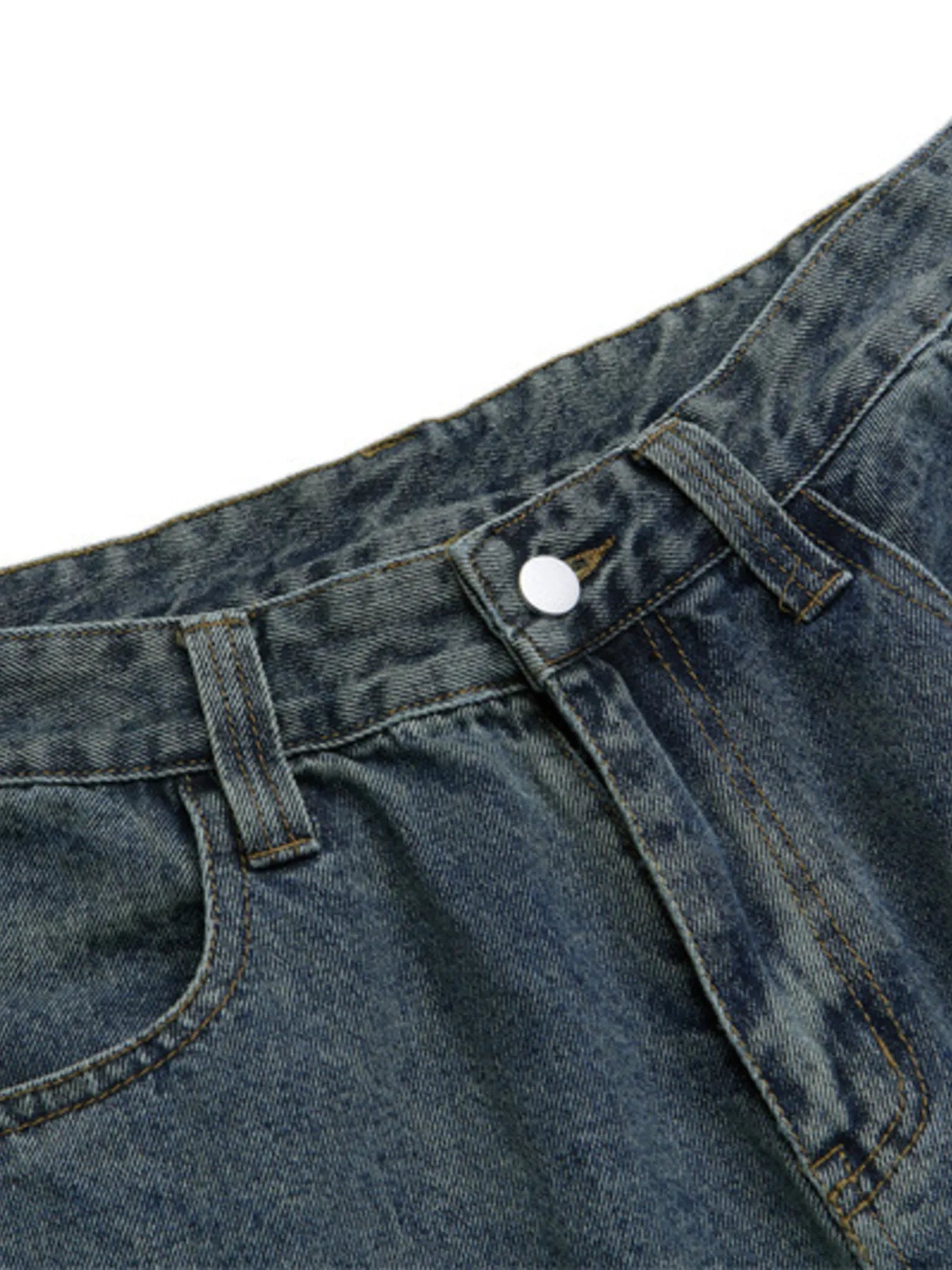 Men's Wide Leg Cargo Jeans