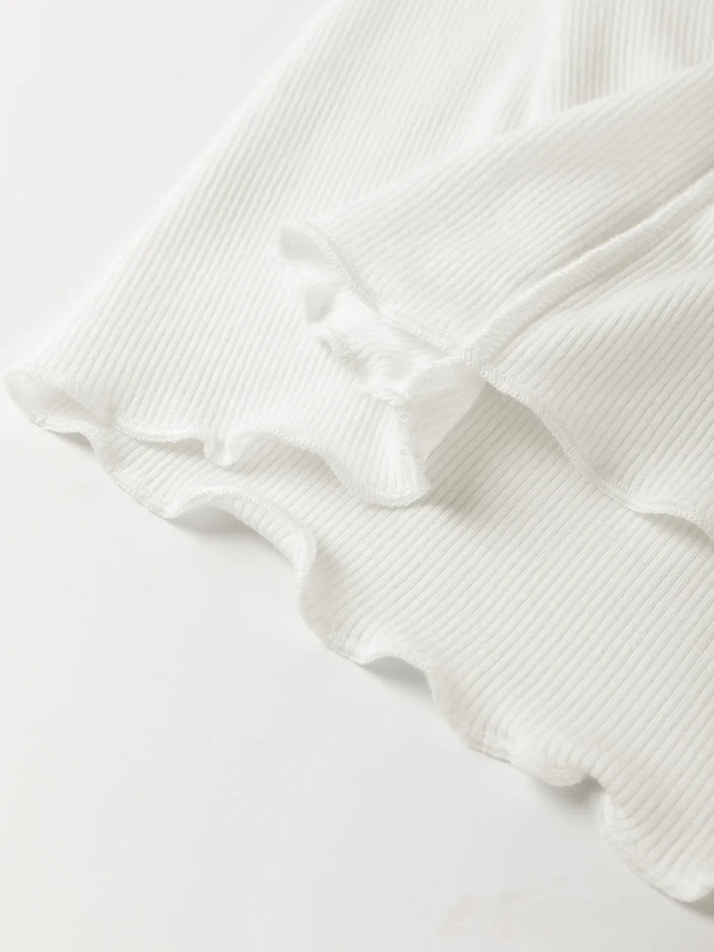 Exposed Seam Slim Fit Long Sleeve Top