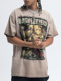 Men's Graphic Round Neck Short Sleeve T-Shirt