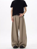 Men's Wide Leg Pleated Pants