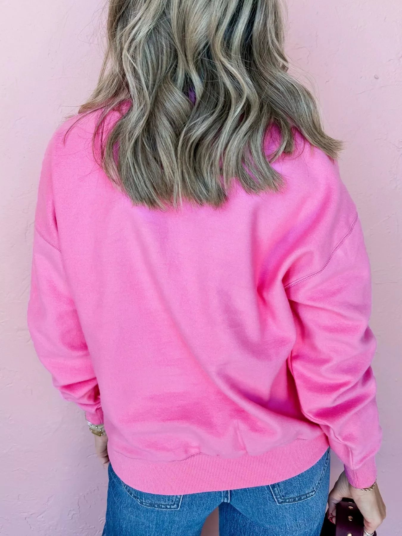 Snap Front Long Sleeve Sweatshirt