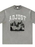 Men's Graphic Round Neck Short Sleeve T-Shirt