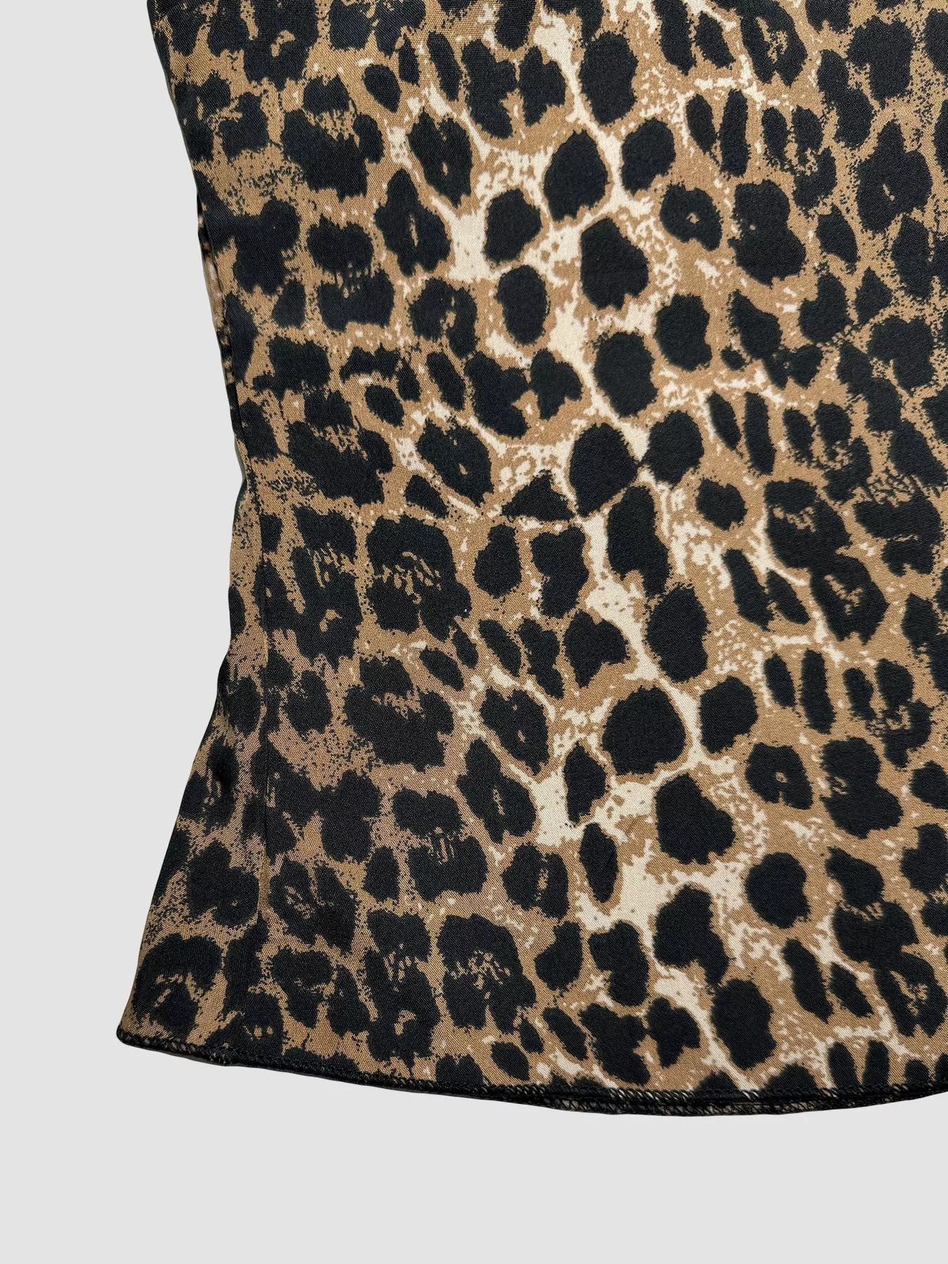 Leopard Print Cami with Back Tie