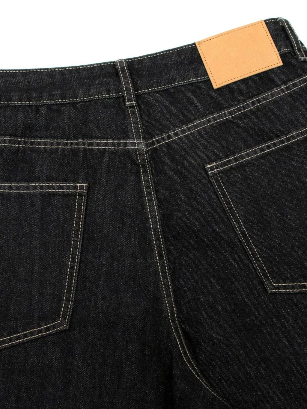 Men's Wide-Leg Denim Shorts with Pockets