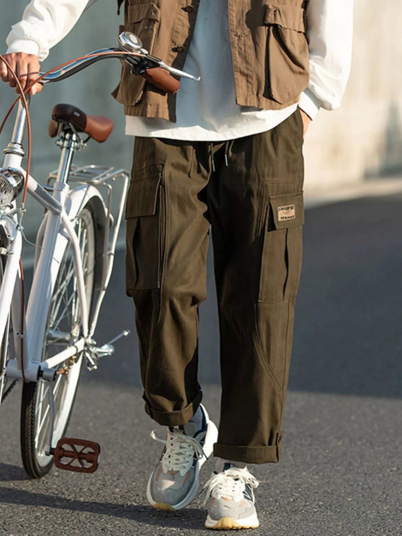 Men's Plus Size Casual Loose Fit Cargo Pants