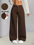 High-Waisted Wide-Leg Jeans
