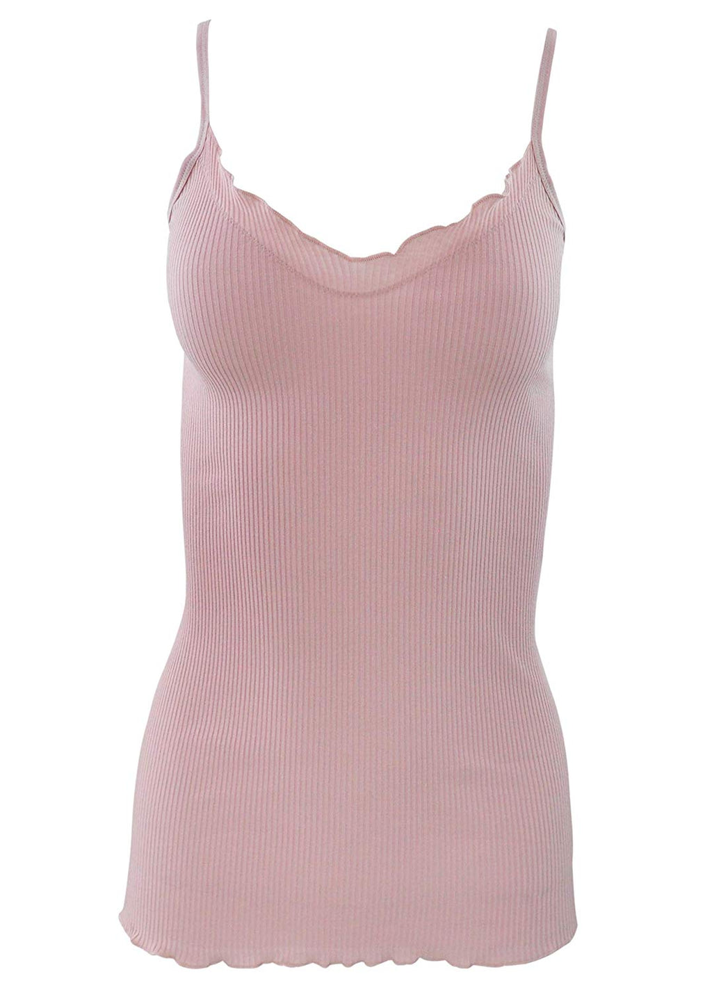 BASIC COTTON Free Spirit Premium Quality 100% Cotton Women's Spaghetti Straps Top Made in Italy (601)