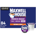 Maxwell House French Roast Dark Roast K-Cup Coffee Pods, 84 ct Box
