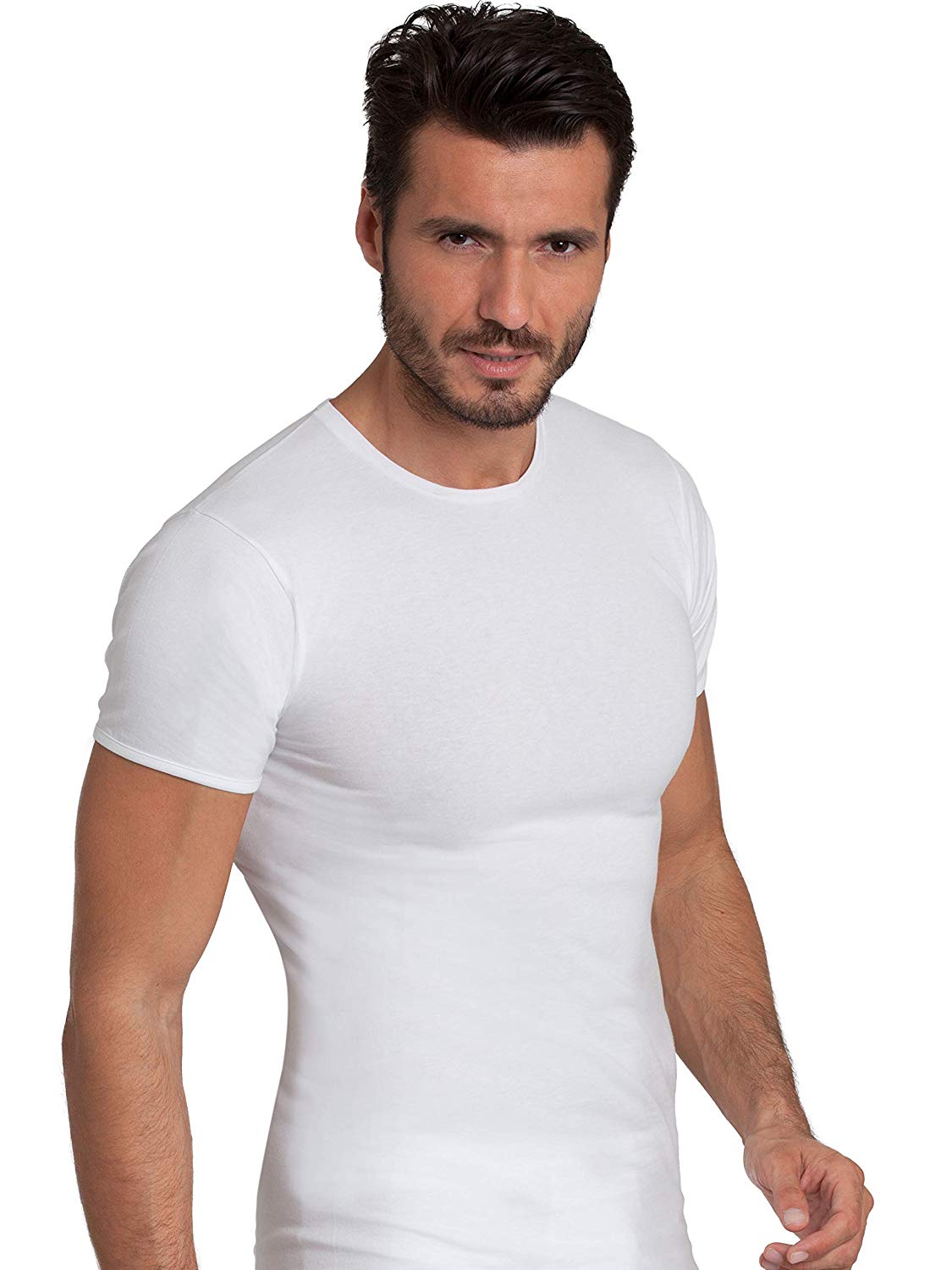 EGI Luxury Modal Men's Crew Neck T-Shirt. Proudly Made in Italy (1186)