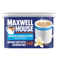 Maxwell House Instant Cafe-Style Beverage Mix, Easy to Prepare, 1 Canister, for Quick Morning Coffee or Afternoon Treat, French Vanilla Cafe, Kosher Dairy, 8.4 oz