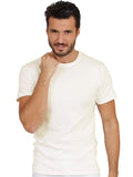 MaRe Luxury Merino Wool Blend (50% Merino Wool) Men's Short Sleeve T-Shirt. Proudly Made in Italy (450)