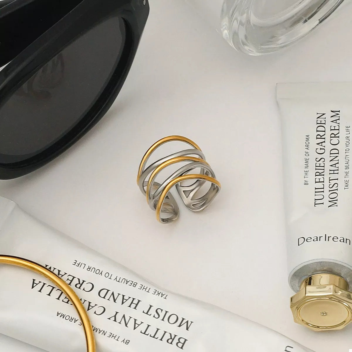 Two-Tone Open Ring