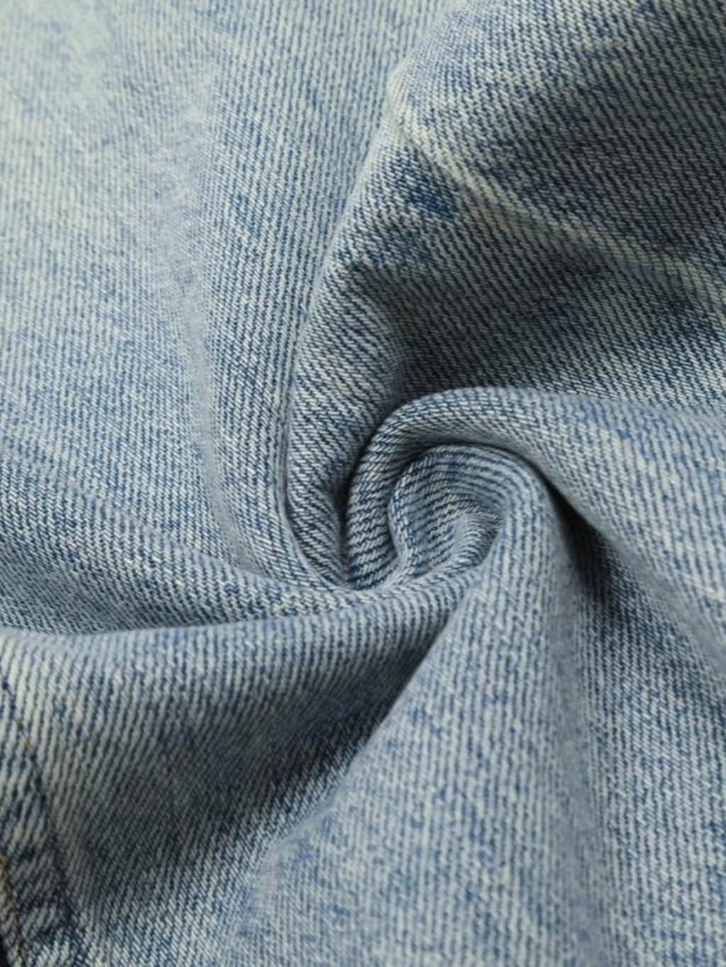 Men's Wash High-Rise Wide Leg Jeans