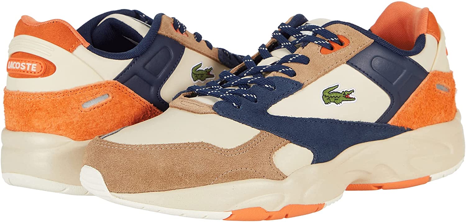 Lacoste Men's Storm 96 LO Textile and Leather Trainers