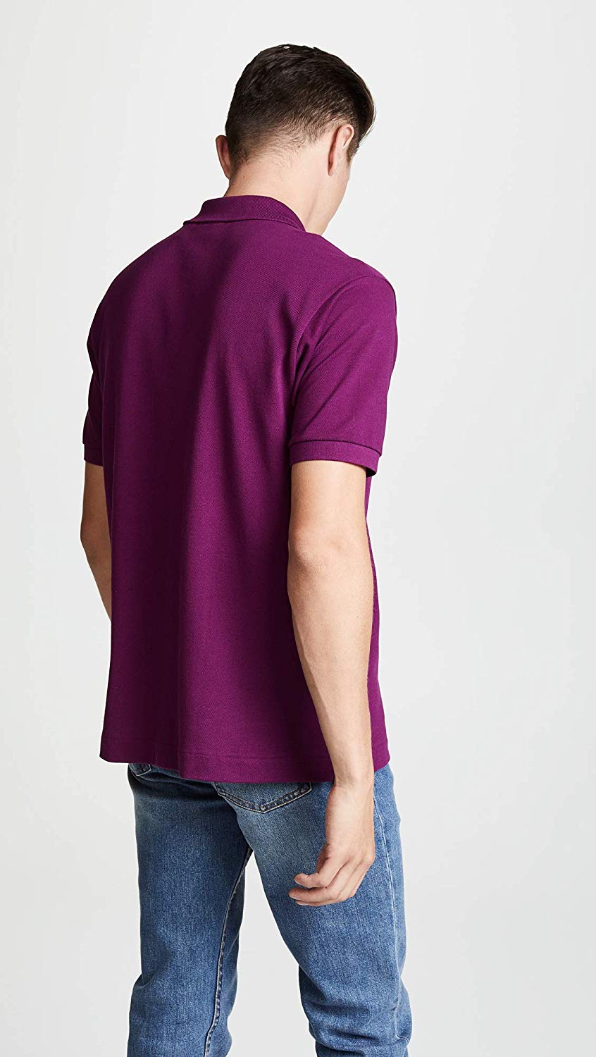 Lacoste Men's Short Sleeve Pique L.12.12 Original Fit Polo Shirt