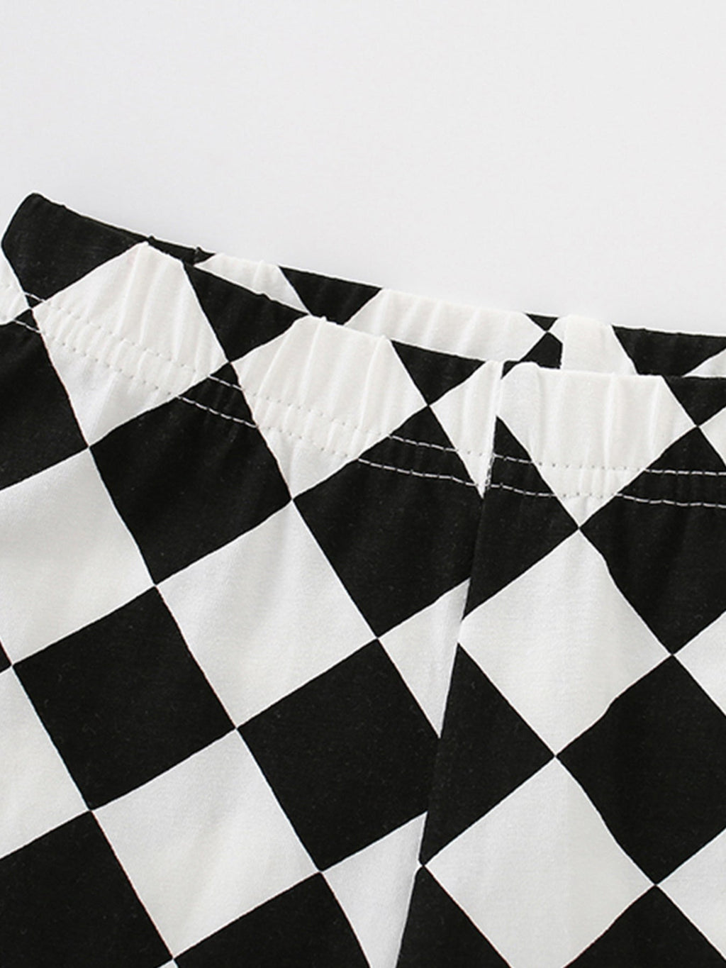 Children's Graphic Tee & Checkerboard Shorts Set