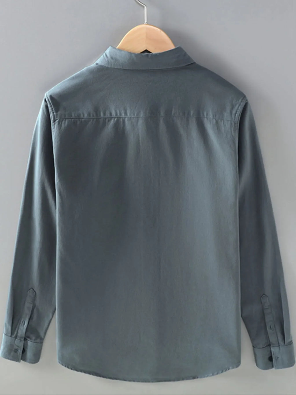 Men's Plus Size Button Up Long Sleeve Shirt