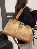 Vintage Oxford Cloth Duffel Bag