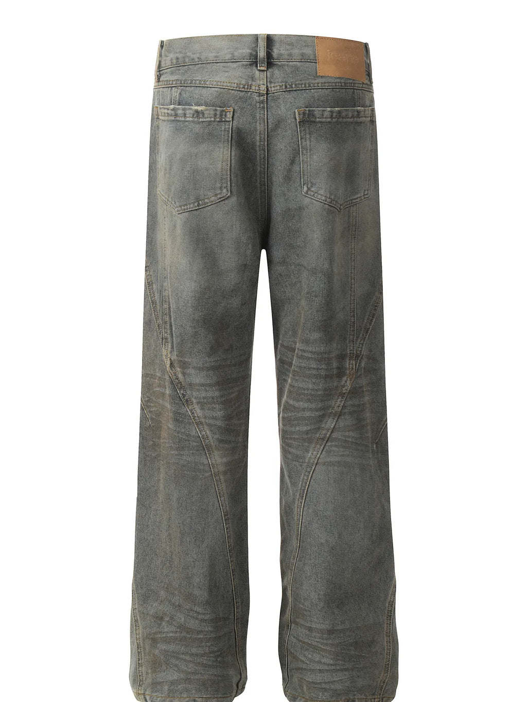 Men's Washed Loose Fit Jeans