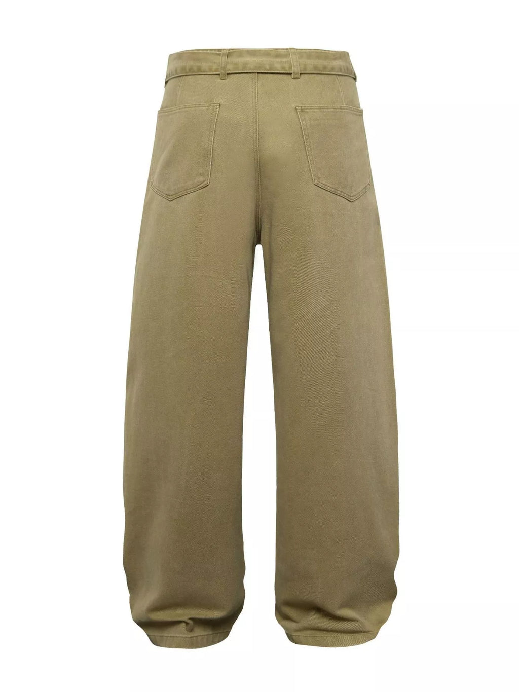 Men's Belted Wide-Leg Cargo Pants