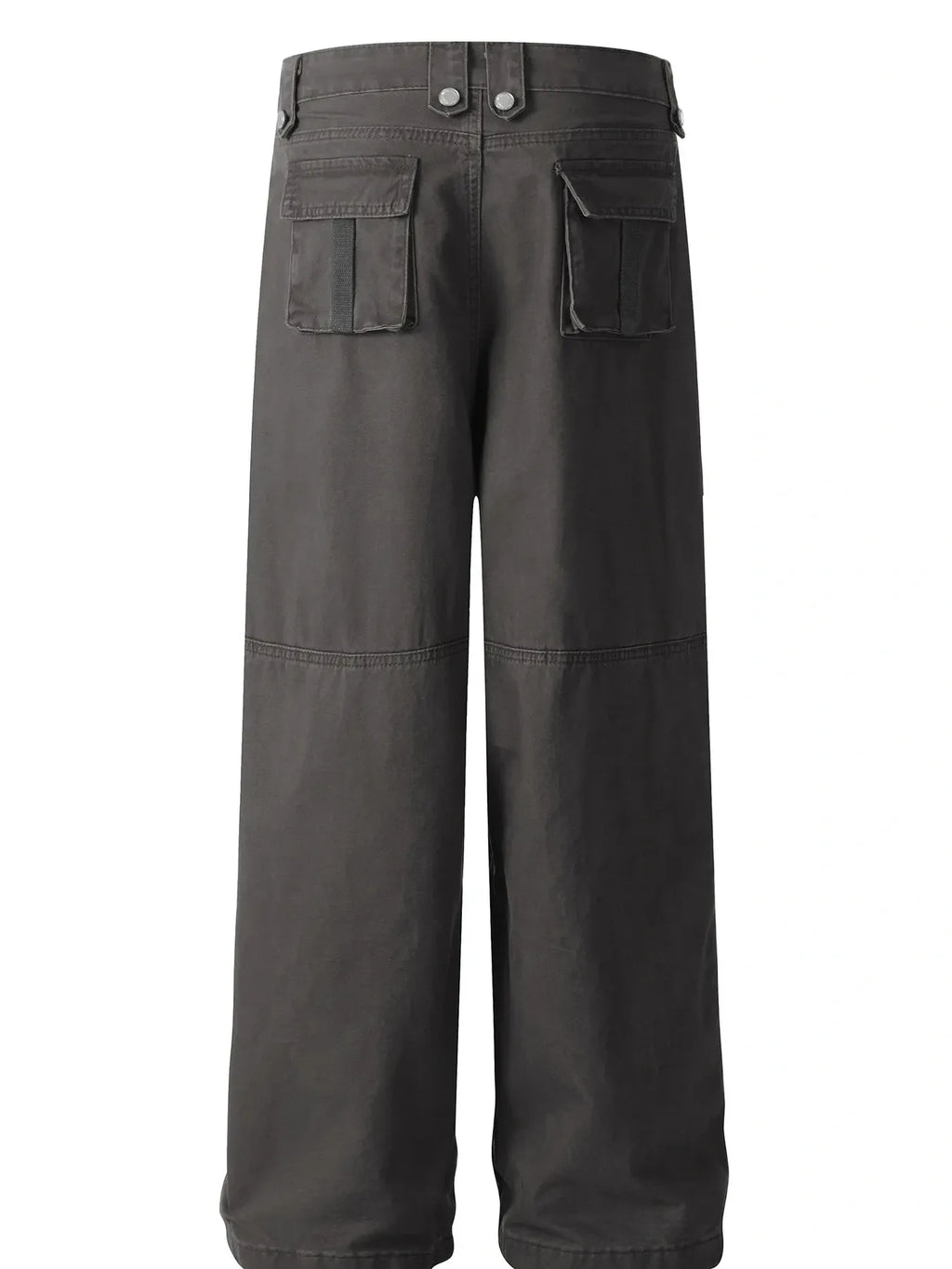 Men's Casual Cargo Wide Leg Pants with Multiple Pockets