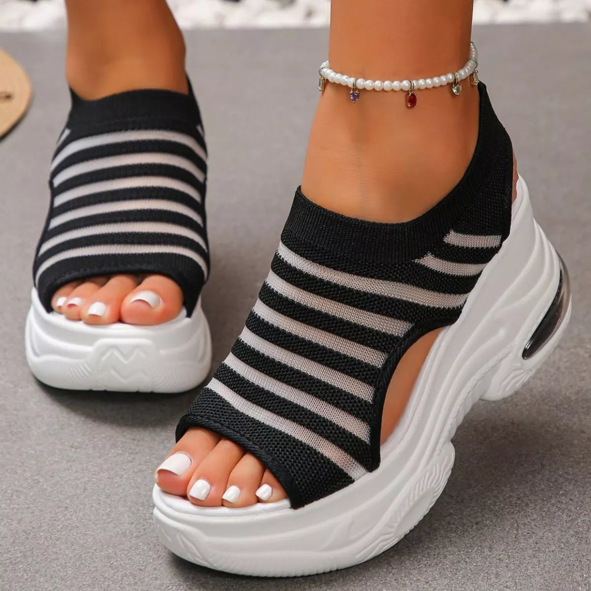 Open Toe Platform Sandals