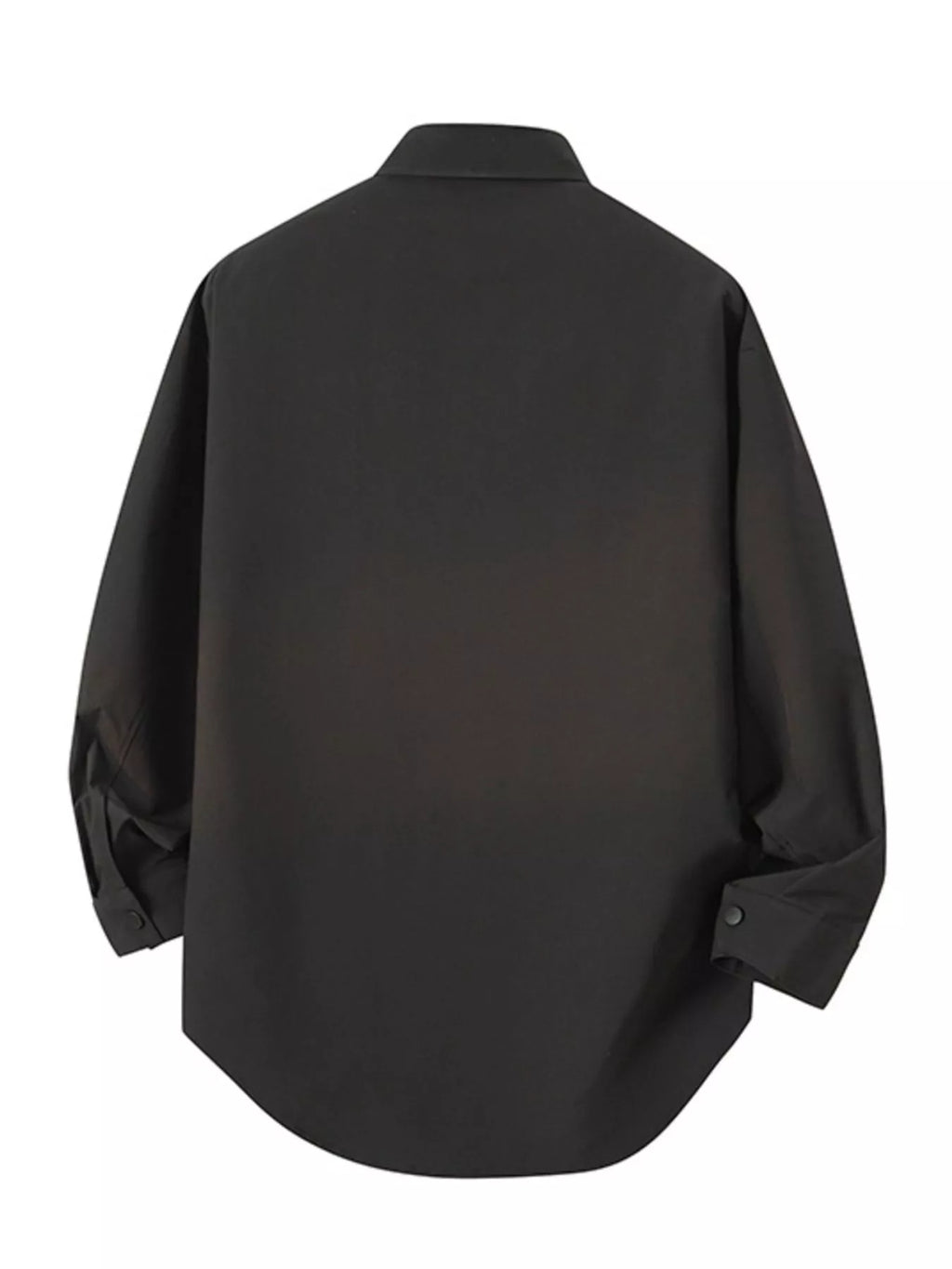 Men's Plus Size Snap Down Long Sleeve Shirt
