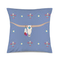 Baha Ranch Velvety Soft Southwest Longhorn Zia Pillow Cover Made in America