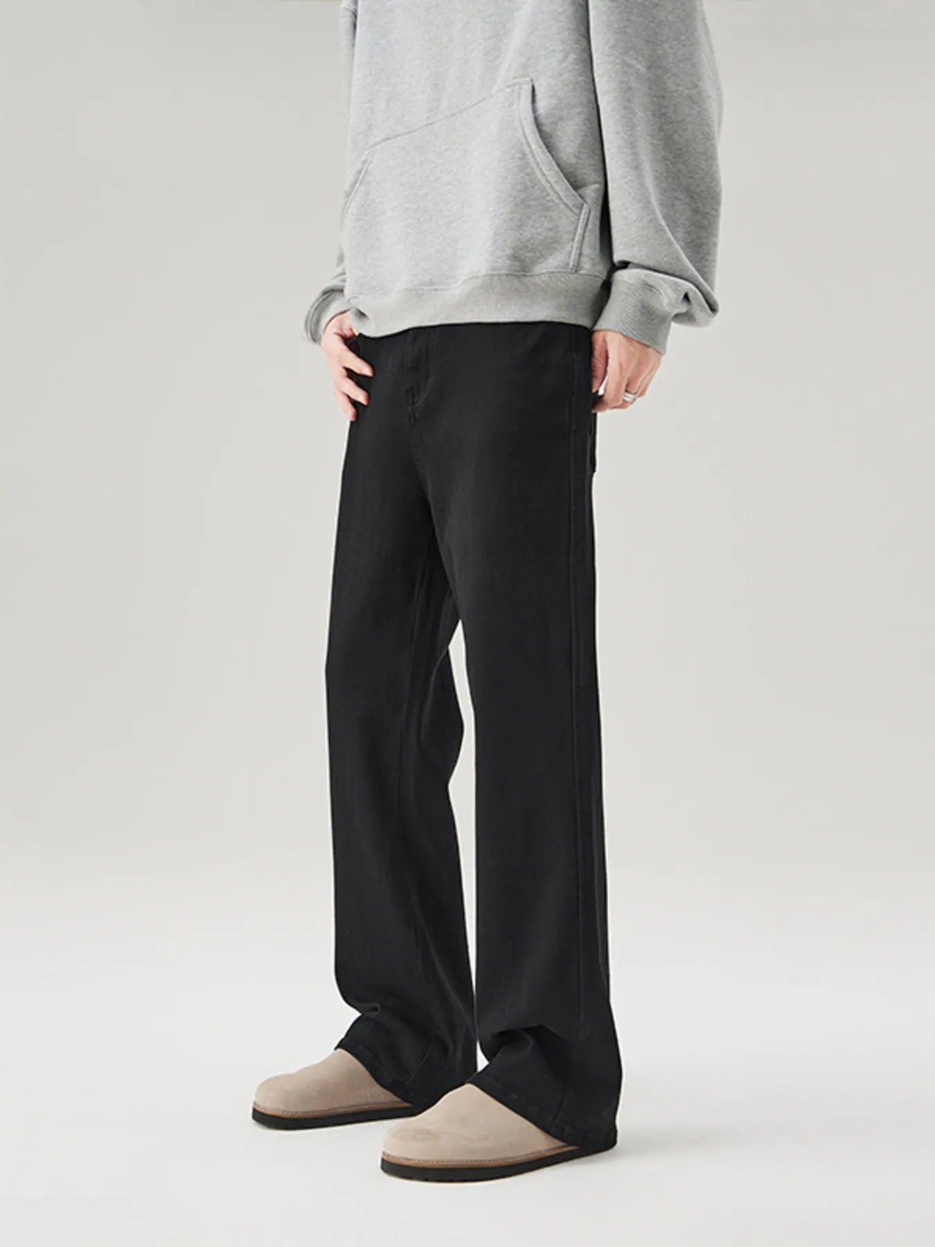 Men's Full Size Wide Leg Casual Jeans Plus Size