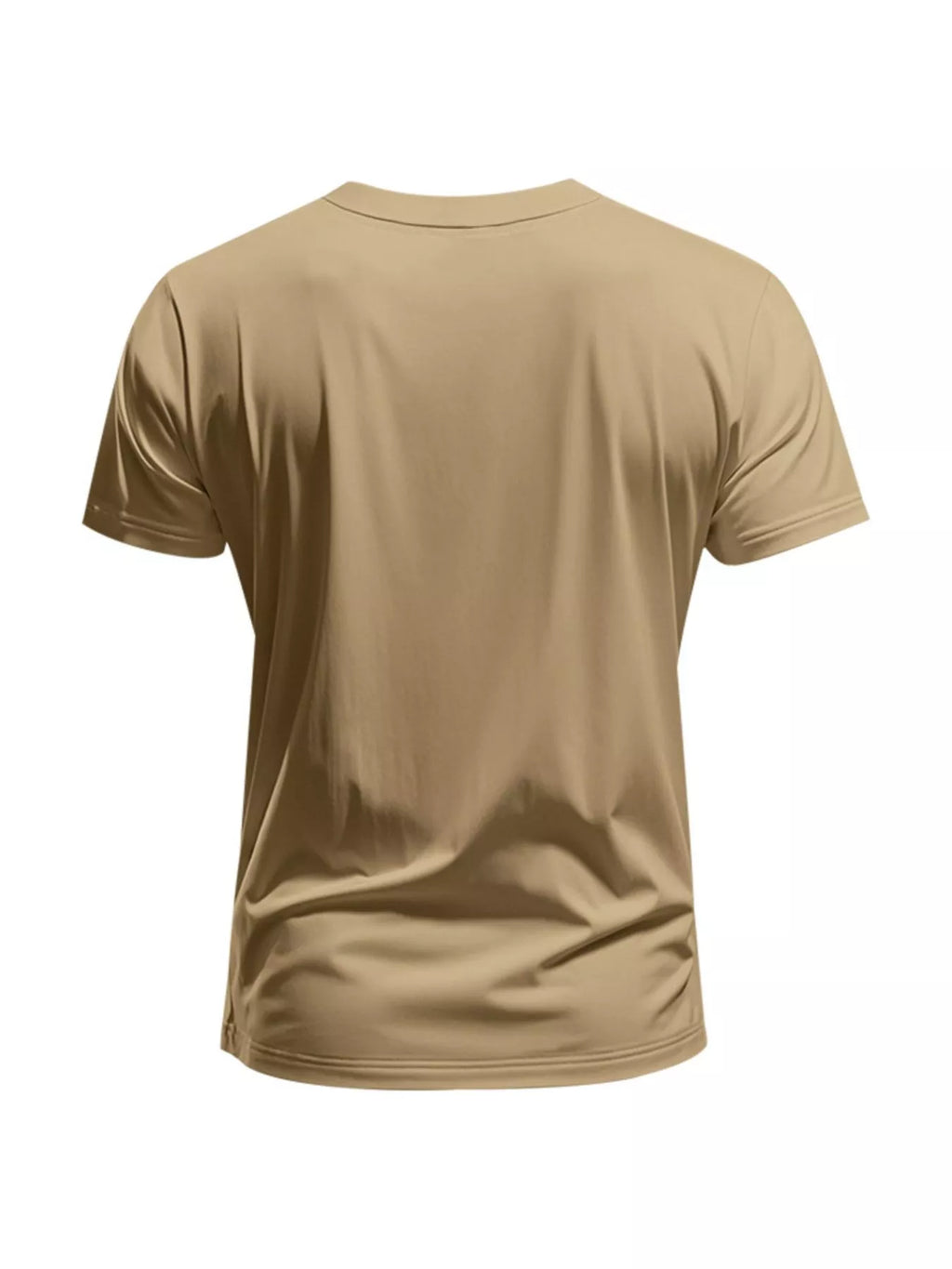 Men's Full Size Slim Fit V-Neck Basic T-Shirt Plus Size