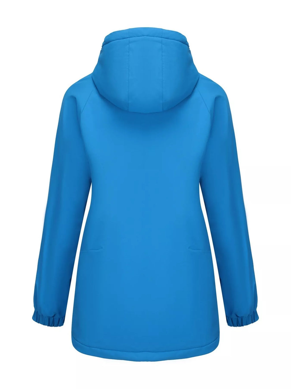 Full Size Zip Up Hooded Parka Outerwear Plus Size