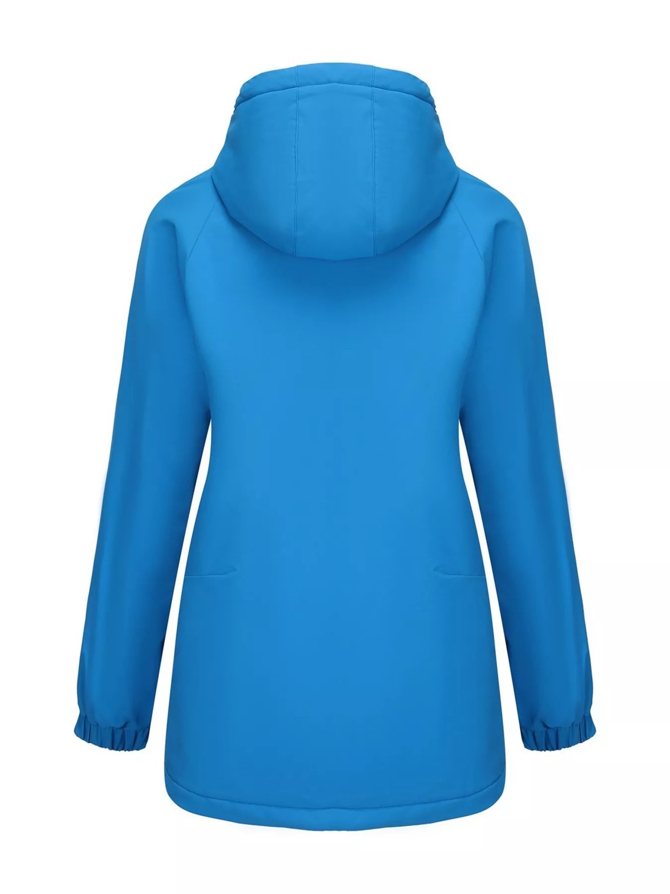 Full Size Zip Up Hooded Parka Outerwear Plus Size