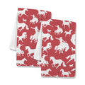 Baha Ranch Red Rodeo Cowboy Set of 2 Dish Towels Made in America