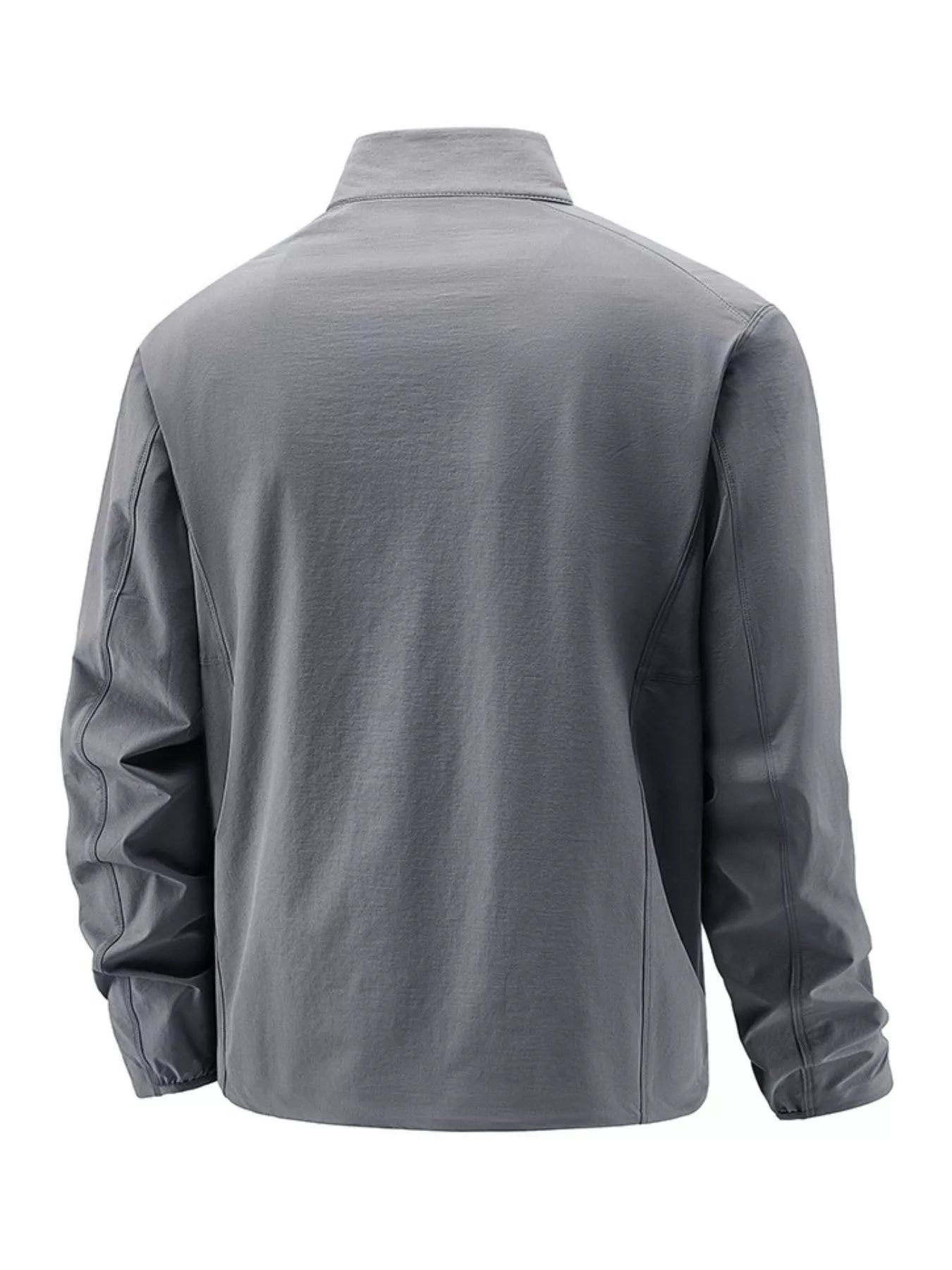 Men's Plus Size Zip Up Lightweight Windproof Outdoor Jacket