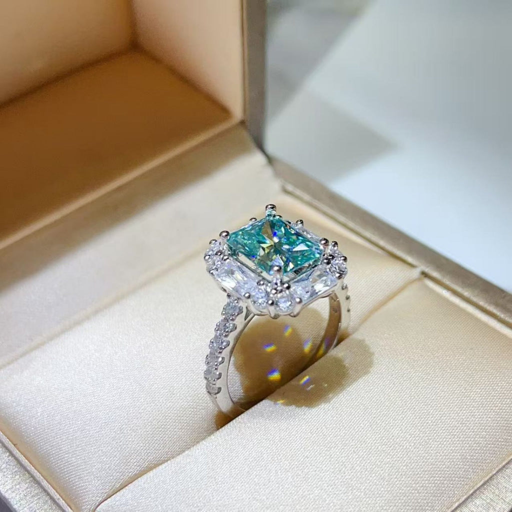 3 Carat Moissanite 925 Sterling Silver Ring